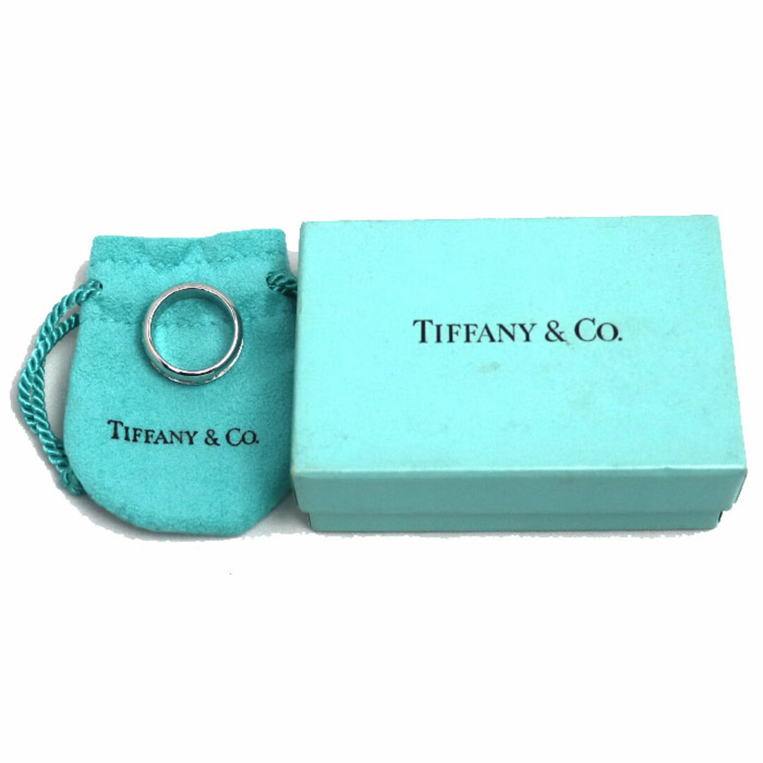 TIFFANY&Co. ティファニー K18WG ホワイトゴールド アトラス リング・指輪 10号 8.8g レディース【美品】