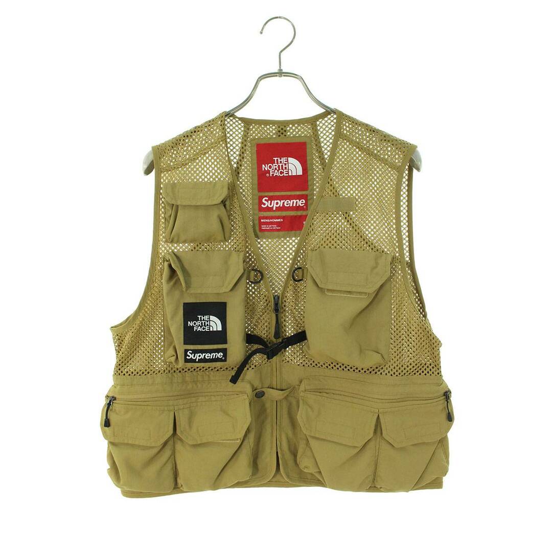 シュプリーム ×ノースフェイス THE NORTH FACE  20SS  Cargo Vest NP22003I メッシュカーゴベスト メンズ S