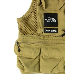 M supreme the north face cargo vest gold