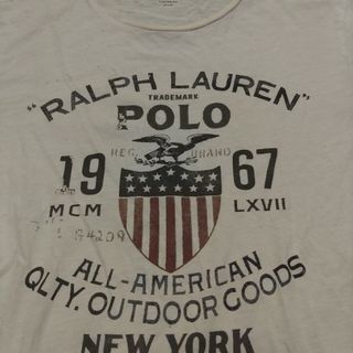 ポロラルフローレン(POLO RALPH LAUREN)のPOLO RALPH LAUREN　Tシャツ　S　白(Tシャツ/カットソー(半袖/袖なし))