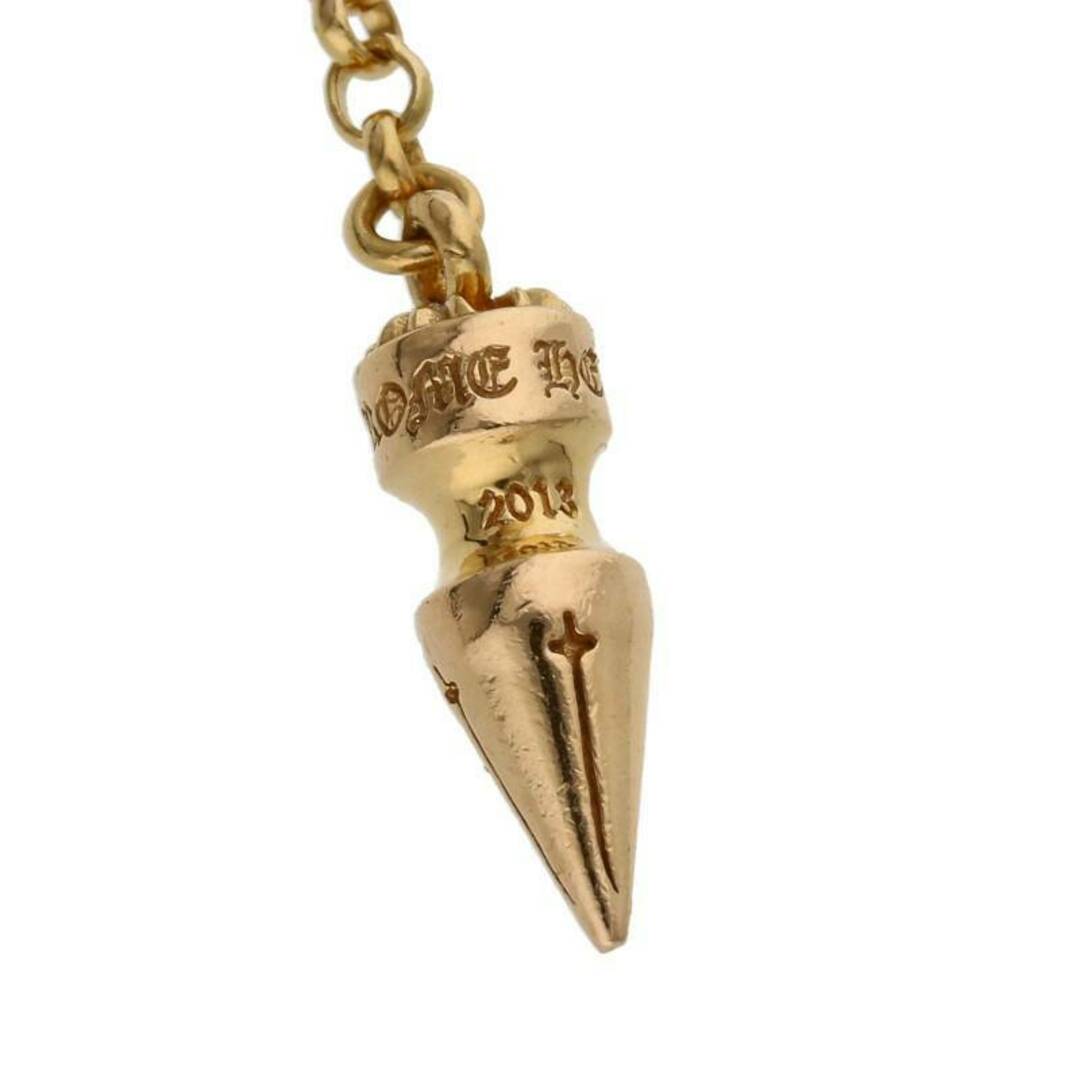 Chrome Hearts(クロムハーツ)のクロムハーツ  22K CHAIN SPIKE DROP チェーンドロップスパイクピアス メンズ メンズのアクセサリー(ピアス(片耳用))の商品写真