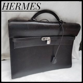 「エルメス ケリーデペッシュ38 シルバー金具 黒 ビジネスバッグ ... エルメス ケリーデペッシュ38 シルバー金具 黒 ビジネスバッグ