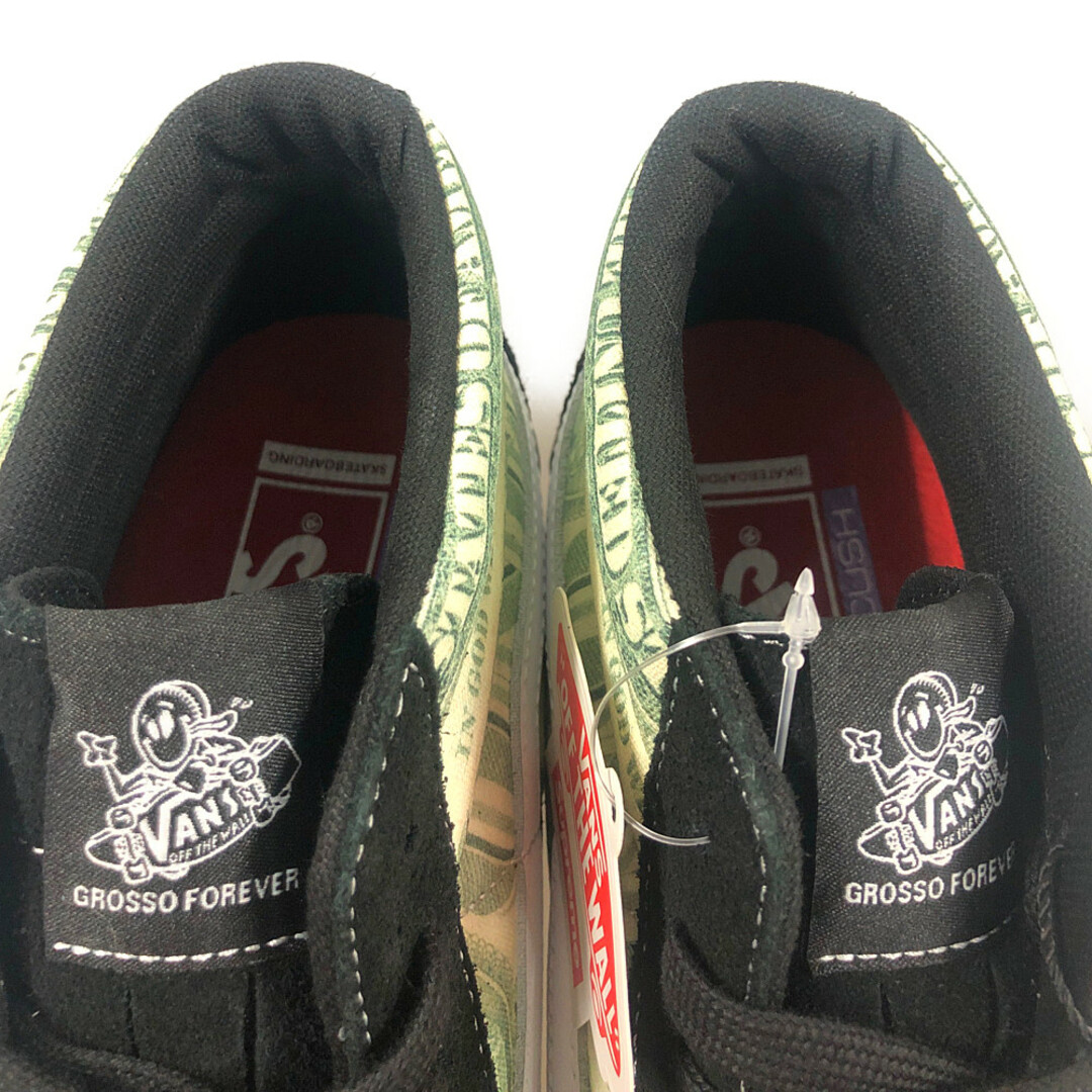 SUPREME シュプリーム × VANS バンズ 23SS VN0A5FCGBMA Skate Grosso M シューズ スニーカー ブラック  US9.5=27.5cm 正規品 / 31382