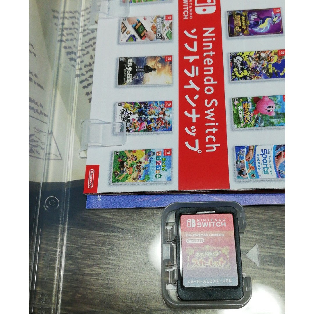 ポケモン(ポケモン)のポケットモンスター スカーレット Switch　ゲームソフト　SV エンタメ/ホビーのゲームソフト/ゲーム機本体(家庭用ゲームソフト)の商品写真