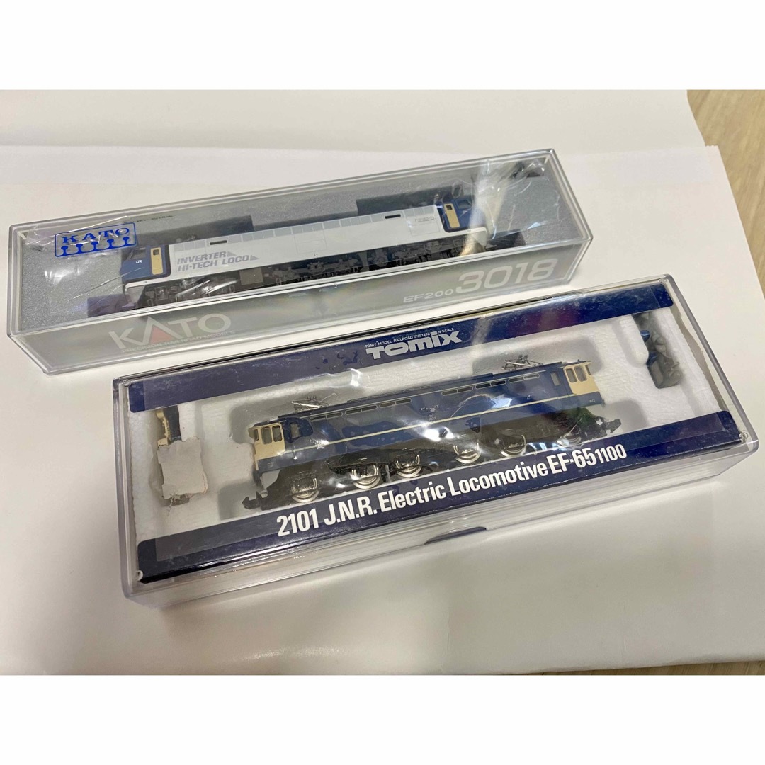 KATO`(カトー)の鉄道模型　中古セット③　TOMIX EF65他 エンタメ/ホビーのおもちゃ/ぬいぐるみ(鉄道模型)の商品写真