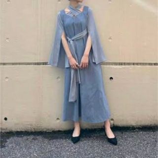 マルテ(Marte)のSaharaワンピ　Weepig Willow Cross Neck Dress(ロングワンピース/マキシワンピース)