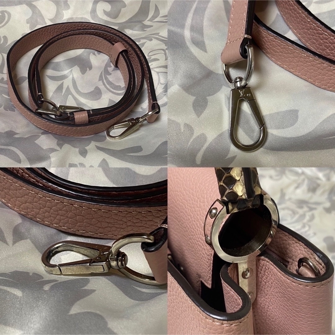 LOUIS VUITTON(ルイヴィトン)の【国内正規品】ルイヴィトン  カプシーヌ MM ハンドバッグ トリヨン パイソン レディースのバッグ(ショルダーバッグ)の商品写真