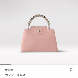 ルイヴィトン(LOUIS VUITTON)の【国内正規品】ルイヴィトン  カプシーヌ MM ハンドバッグ トリヨン パイソン(ショルダーバッグ)