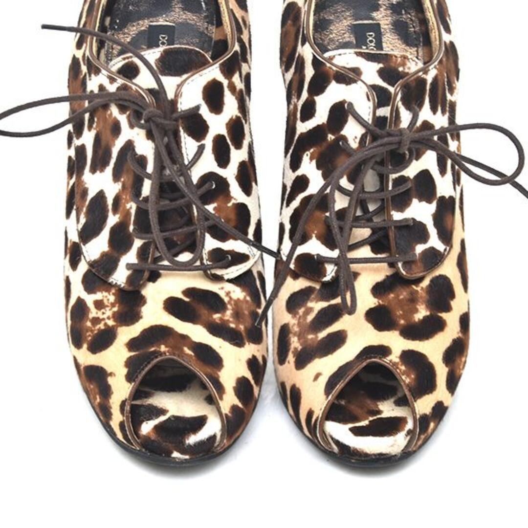DOLCE&GABBANA - 美品♪ドルチェ&ガッバーナ ヒョウ柄 ブーティー