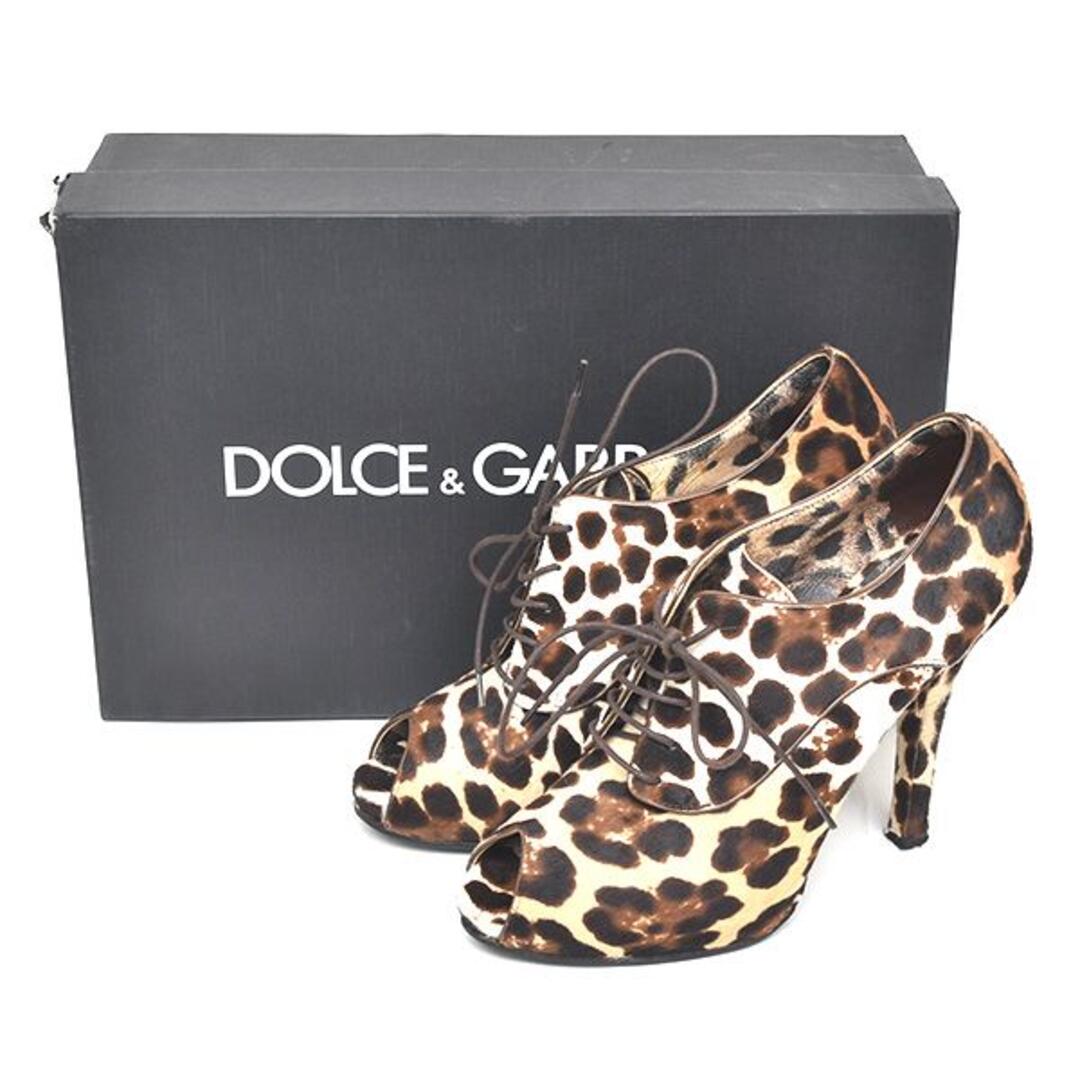 DOLCE&GABBANA - 美品♪ドルチェ&ガッバーナ ヒョウ柄 ブーティー