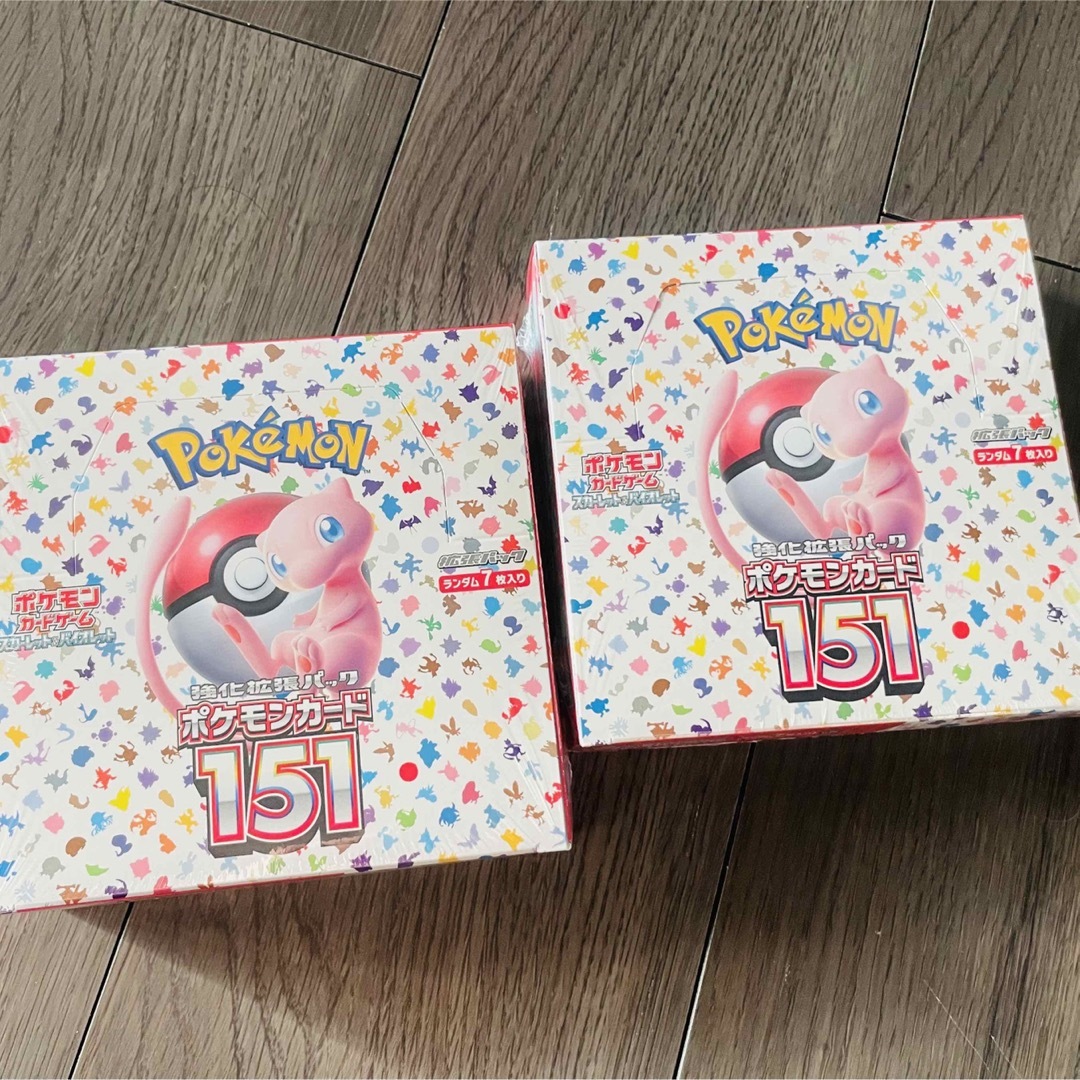 エンタメ/ホビーポケモンカード 151 BOX  2箱    【シュリンク付き】