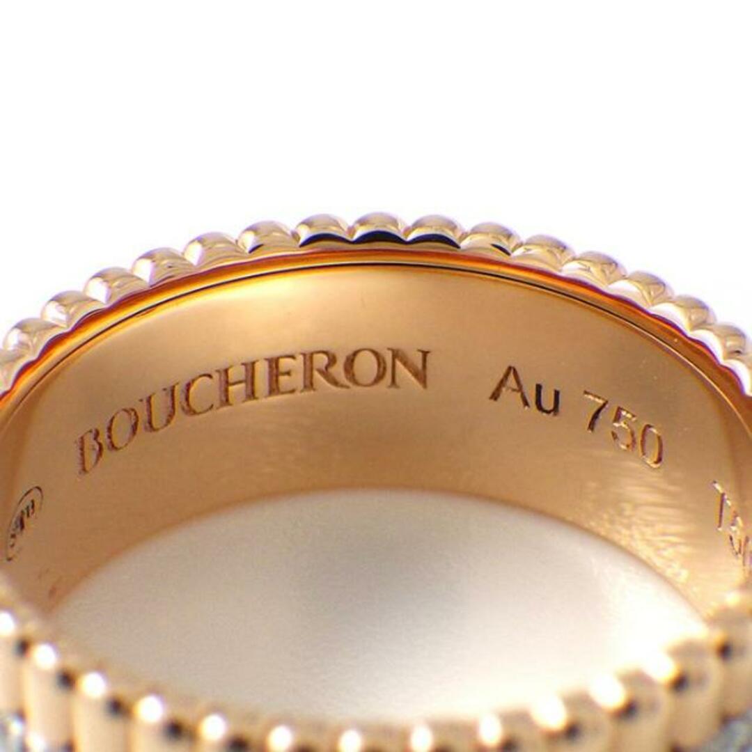 BOUCHERON(ブシュロン)のブシュロン BOUCHERON リング キャトル ラディアント スモール JRG02485 フル サークル 32ポイント ダイヤモンド 計約0.24ct K18WG K18PG 10号 / #50 【中古】 レディースのアクセサリー(リング(指輪))の商品写真