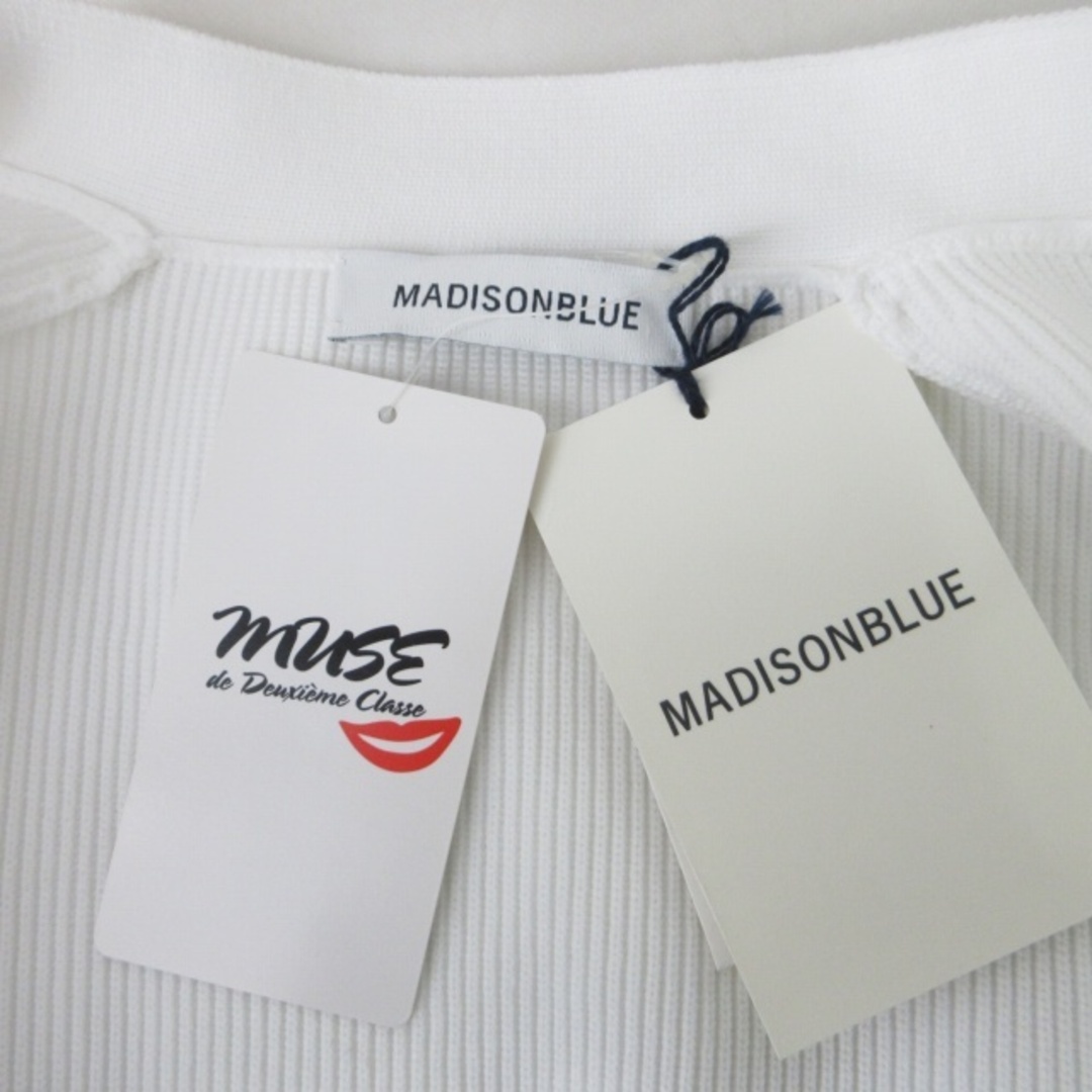 MADISONBLUE(マディソンブルー)のマディソンブルー タグ付き 21SS BIG KNIT V カーディガン 00 レディースのトップス(カーディガン)の商品写真