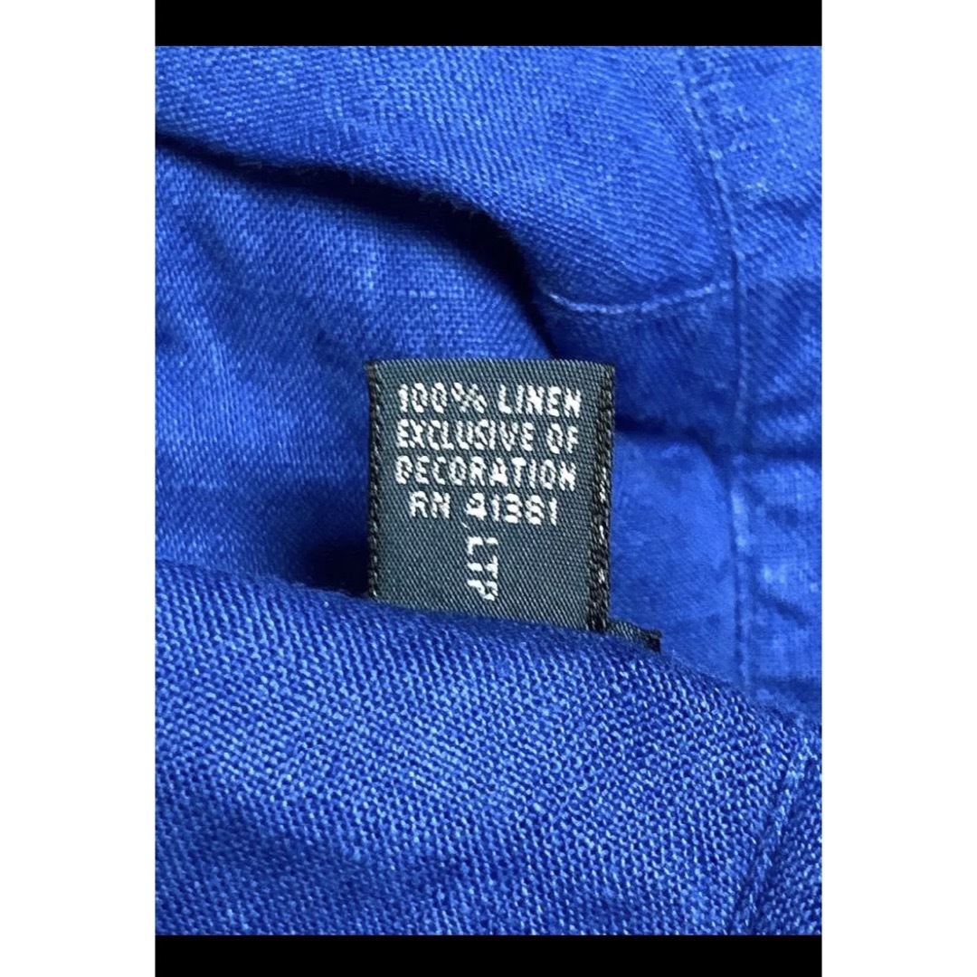 Ralph Lauren(ラルフローレン)の【希少 リネン100%】 ラルフローレン ボタンダウン 半袖 シャツ 1349 メンズのトップス(シャツ)の商品写真