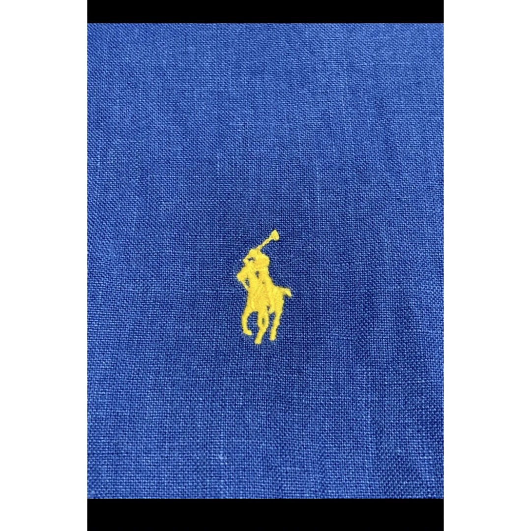 Ralph Lauren(ラルフローレン)の【希少 リネン100%】 ラルフローレン ボタンダウン 半袖 シャツ 1349 メンズのトップス(シャツ)の商品写真