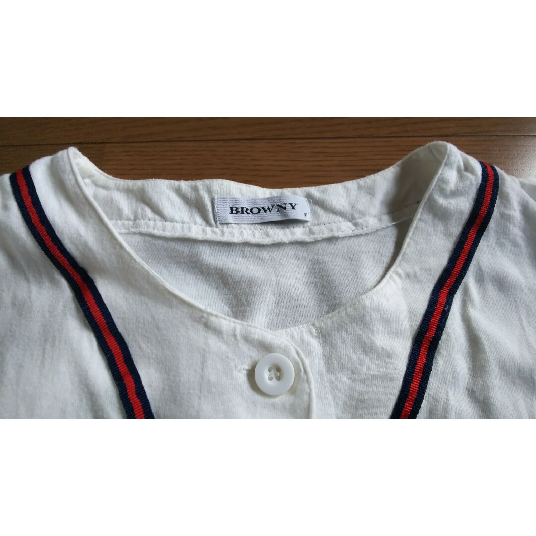 【BROWNY】NUMBER  オーバーシャツ レディースのトップス(シャツ/ブラウス(半袖/袖なし))の商品写真
