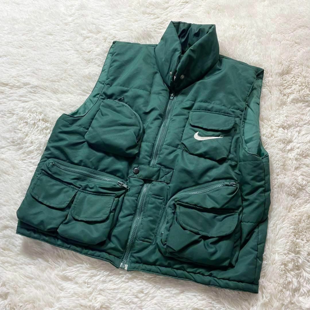 NIKE ナイロンボアダウンベスト 90s 銀タグ