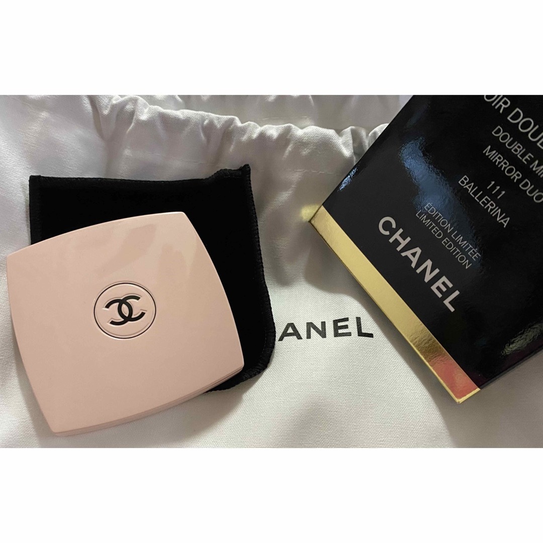 CHANEL ミラー　バレリーナ　ピンク