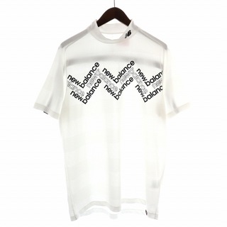 ニューバランス(New Balance)のNEW BALANCE golf ゴルフウェア Tシャツ 6 LL 白 黒(Tシャツ/カットソー(半袖/袖なし))