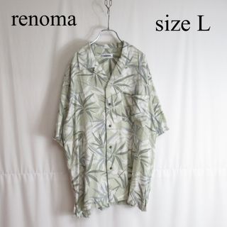 レノマ(RENOMA)のrenoma コットン レーヨン 開襟シャツ オープンカラー シャツ トップス(シャツ)