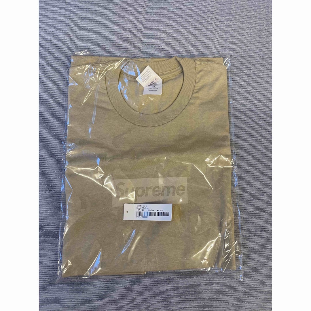 Supreme Tonal Box Logo Tee ＭKhakiSIZE