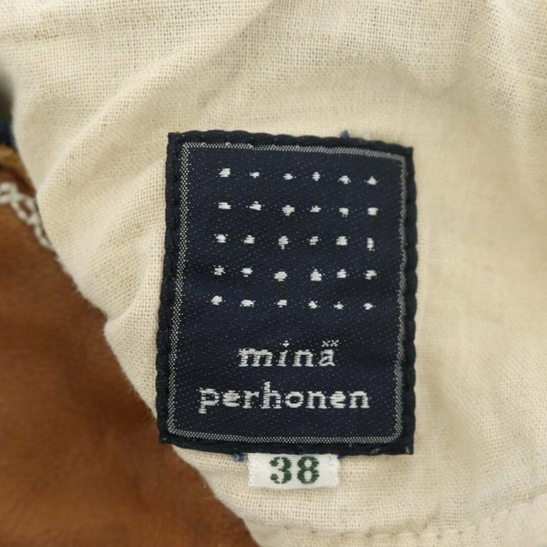 mina perhonen(ミナペルホネン)のミナペルホネン デニムパンツ ジーンズ ボタンフライ 38 ma4116 レディースのパンツ(デニム/ジーンズ)の商品写真