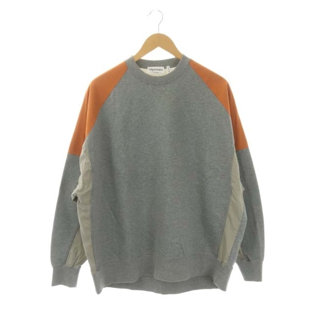 67cm着丈ナゴンスタンス major sweat patch sweat pullover