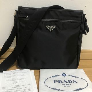 極美品　PRADA プラダ　メッセンジャー　ショルダーバッグ　23060905