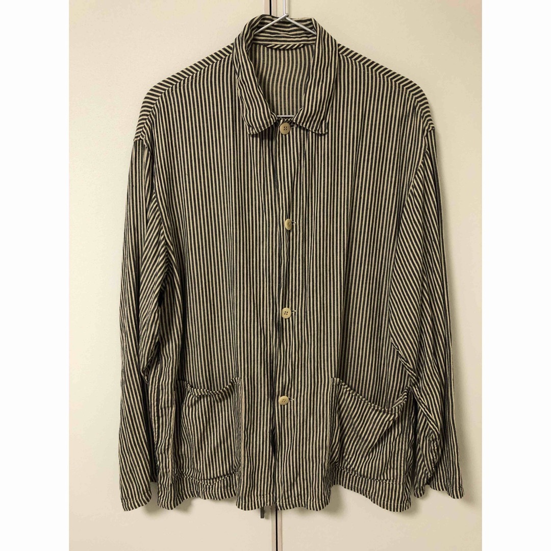 COMOLI - comoli コモリ 22ss ストライプワークジャケット size3の通販