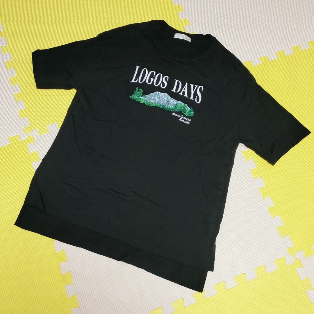 LOGOS(ロゴス)のLOGOS DAYS ❣ 刺繍 LL カットソー 半袖 ビッグシルエット 大きめ レディースのトップス(Tシャツ(半袖/袖なし))の商品写真