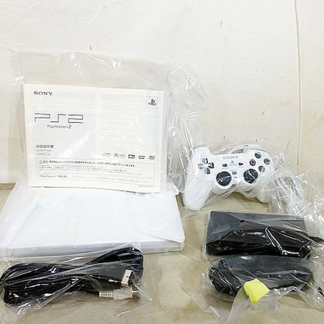 新品　ソニー　PS2　本体 SCPH-77000 セラミック・ホワイト　完品 2