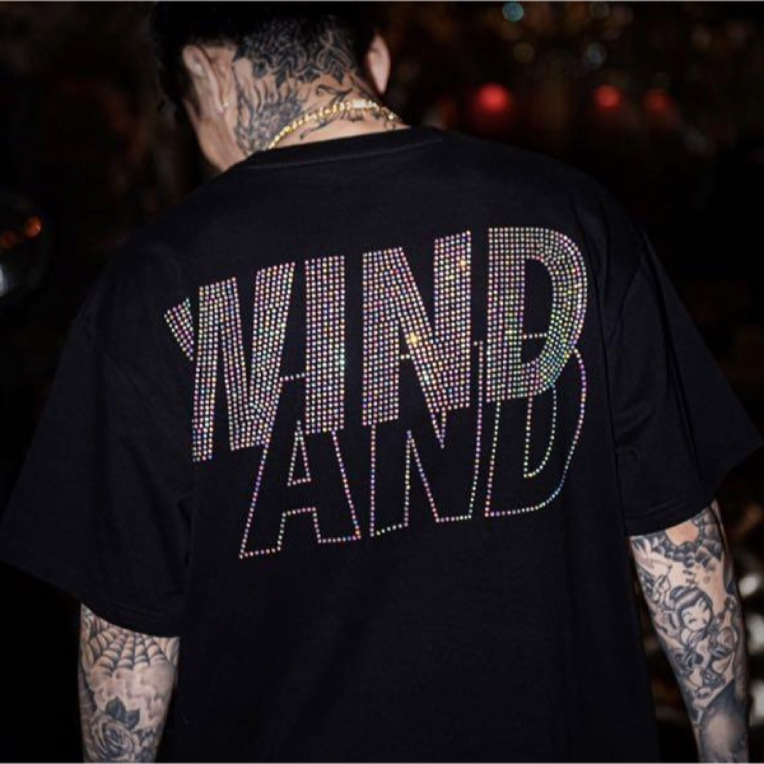 WIND AND SEA Rhine stone S/S T-shirt