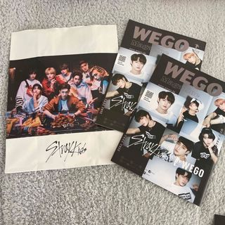 ストレイキッズ(Stray Kids)の【専用】スキズ WEGOマガジン Stray Kids 4冊セット ショッパー(K-POP/アジア)