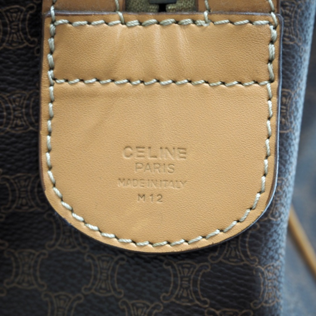 セリーヌ CELINE ボストンバッグ
 マカダム柄 M12 ブラウン