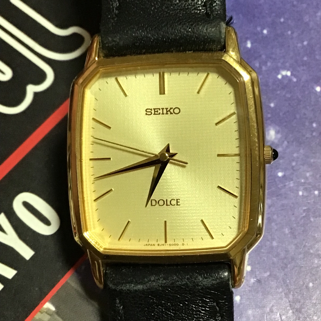 SEIKO DOLCE 8J41 電池交換済み　ベルト非純正