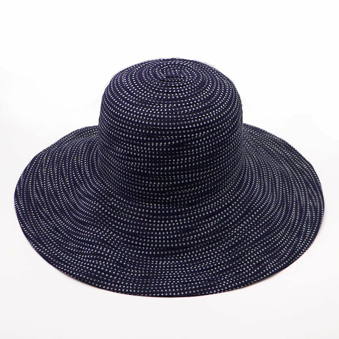 【色: ネイビー】[サングローブ] UVカット帽子 レディース 日焼け防止 ハッ 5