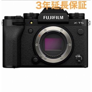 フジフイルム(富士フイルム)の新品 未開封 延長保証 FUJIFILM X-T5 ボディ ブラック富士フィルム(ミラーレス一眼)