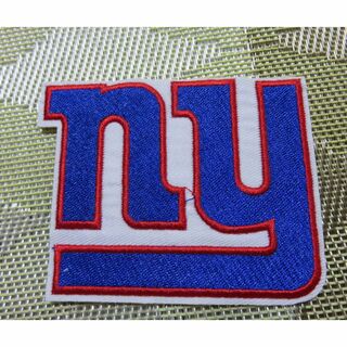 青赤■新品NFLニューヨーク・ジャイアンツNYGiants刺繍ワッペン■アメフト(アメリカンフットボール)