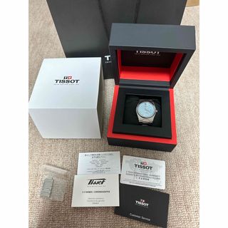 ティソ(TISSOT)のTISSOT PRX パワーマティック80 アイスブルー文字盤(腕時計(アナログ))