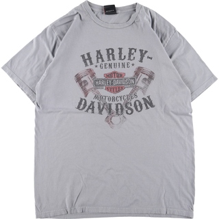 ハーレーダビッドソン(Harley Davidson)の古着 ハーレーダビッドソン Harley-Davidson モーターサイクル バイクTシャツ メンズM /eaa351218(Tシャツ/カットソー(半袖/袖なし))