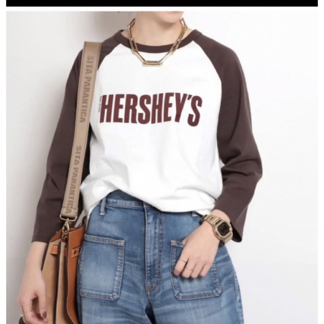 DEUXIEME CLASSE - 新品タグ付き ハーシーズ ラグランTシャツ
