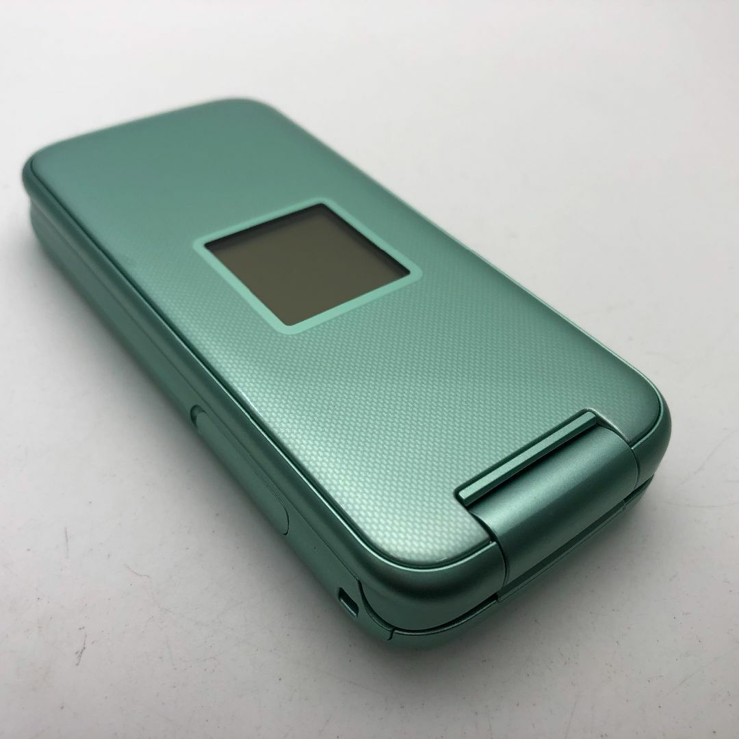 868 ガラケー らくらくホン F-02J 極美品 ドコモ グリーン 3