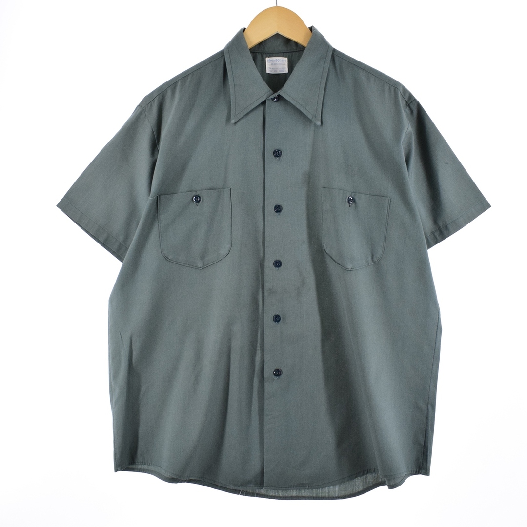 オシュコシュ Osh kosh B'GOSH 半袖 ワークシャツ メンズL /eaa351174