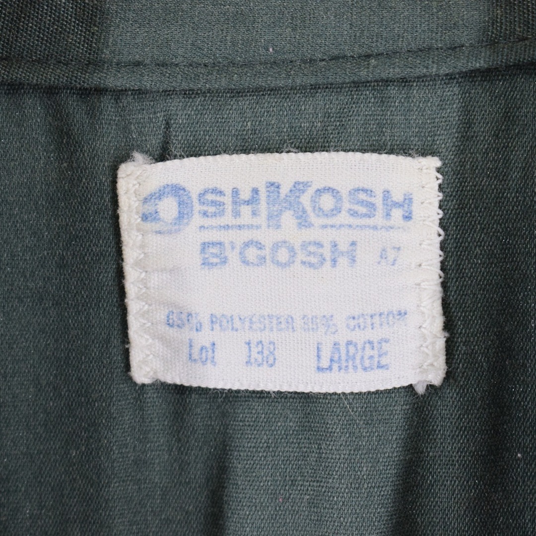 OshKosh(オシュコシュ)の古着 オシュコシュ Osh kosh B'GOSH 半袖 ワークシャツ メンズL /eaa351174 メンズのトップス(シャツ)の商品写真