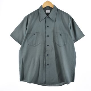 オシュコシュ(OshKosh)の古着 オシュコシュ Osh kosh B'GOSH 半袖 ワークシャツ メンズL /eaa351174(シャツ)