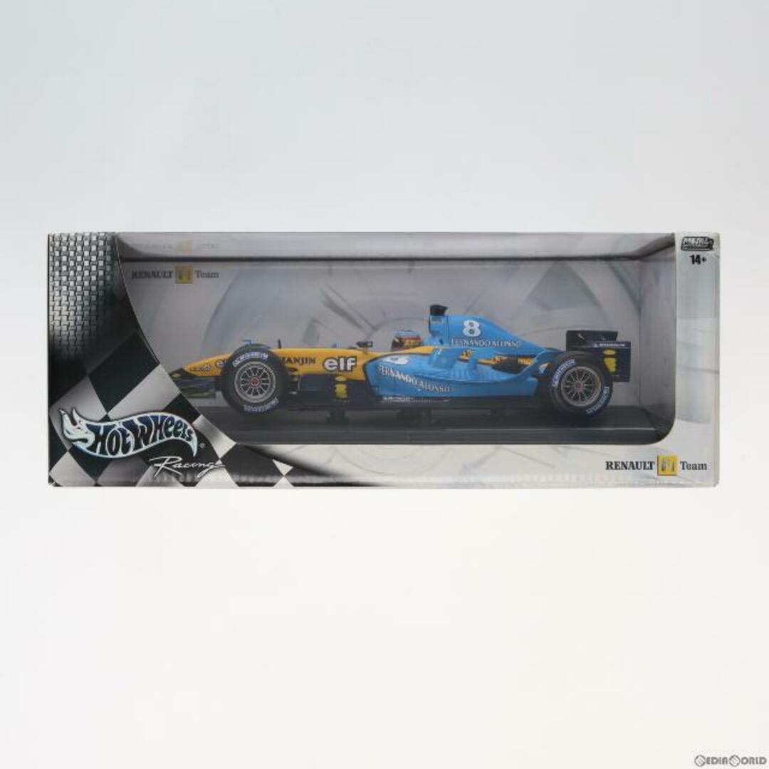 Hot Wheels(ホットウィール) Racing METAL COLECTION RENAULT F1 Team R24 elf #8(ブルー×イエロー) 1/18 完成品 ミニカー(B6205-0510) Mattel(マテル)