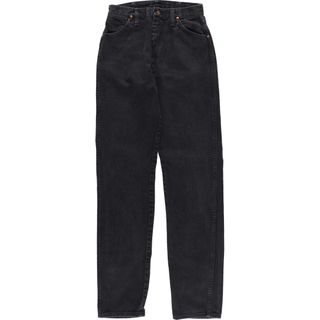 ラングラー(Wrangler)の古着 80年代 ラングラー Wrangler ブラックデニム デニムパンツ USA製 レディースL(w27) ヴィンテージ /eaa351896(デニム/ジーンズ)