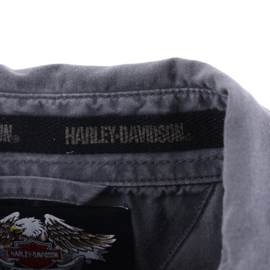 ハーレーダビッドソン Harley-Davidson 刺?入り 半袖 ワークシャツ メンズXXL /eaa351177 7