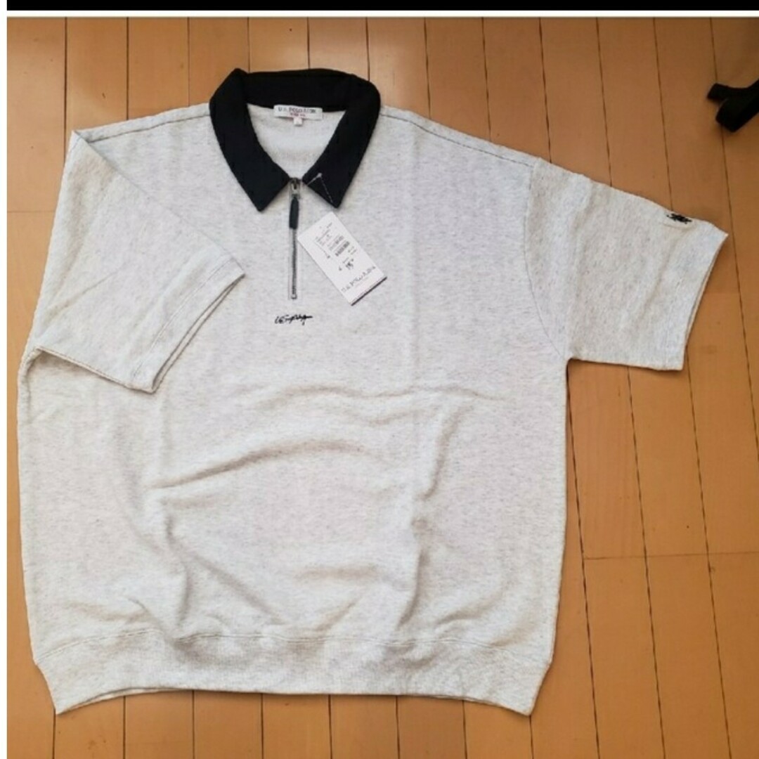 U.S. POLO ASSN.(ユーエスポロアッスン)のU.S. POLO ASSN. 新品タグ付きオーバーサイズハーフジップポロ メンズのトップス(Tシャツ/カットソー(七分/長袖))の商品写真