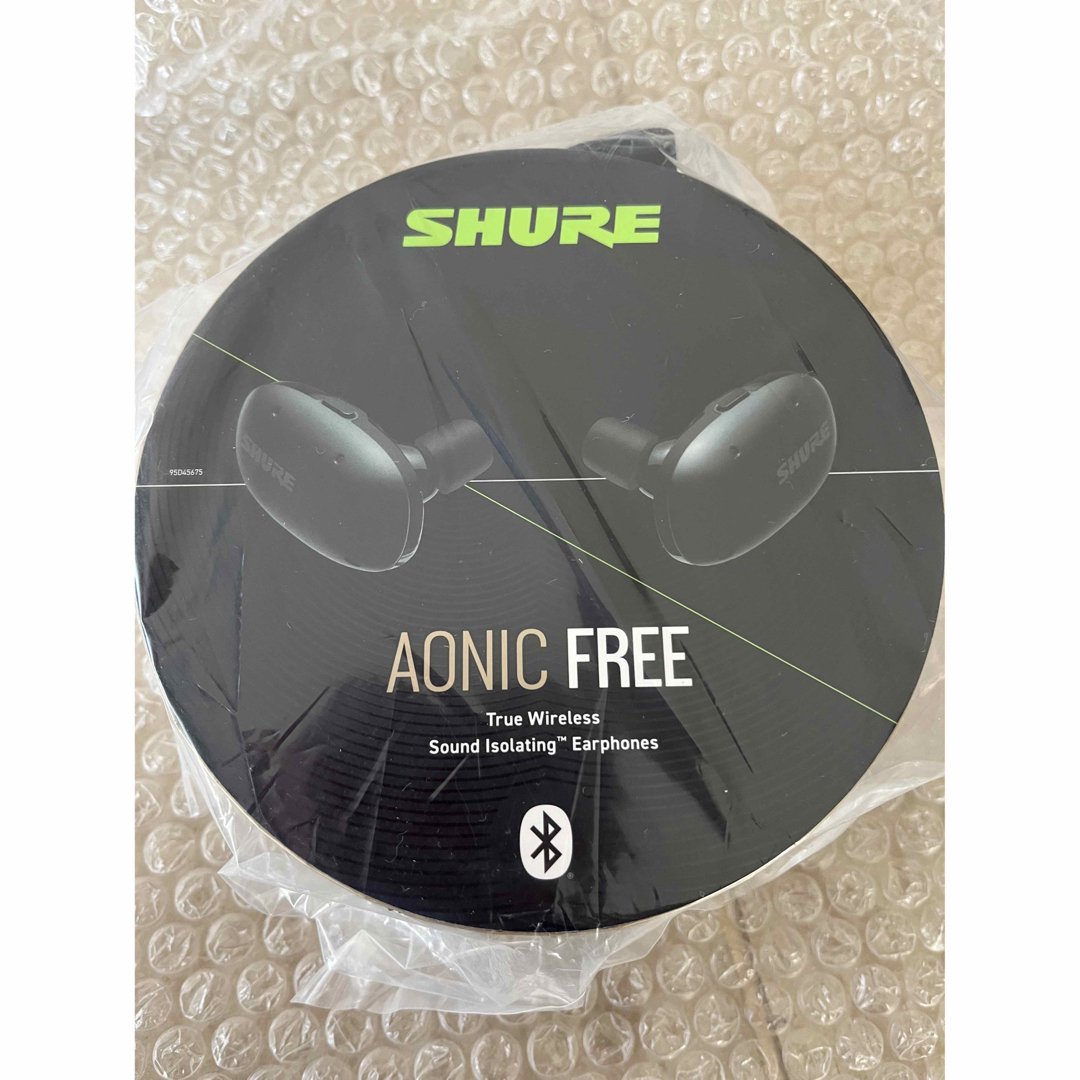 SHURE シュア AONIC FREE 完全ワイヤレスSBE1DYBK1-A  スマホ/家電/カメラのオーディオ機器(ヘッドフォン/イヤフォン)の商品写真